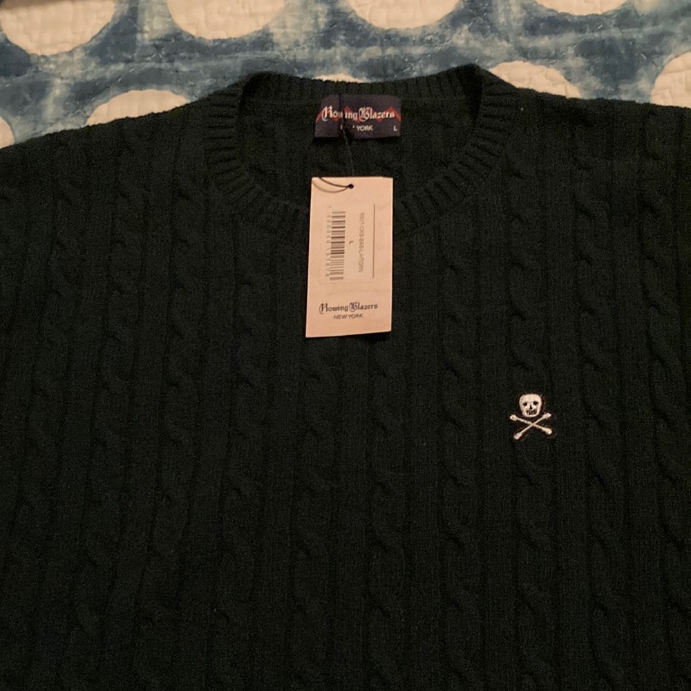 Rowing blazers green wool sweater - Large